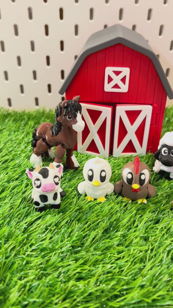 3D Printed Articulated Hen &amp; Roosters | Chicken Coop