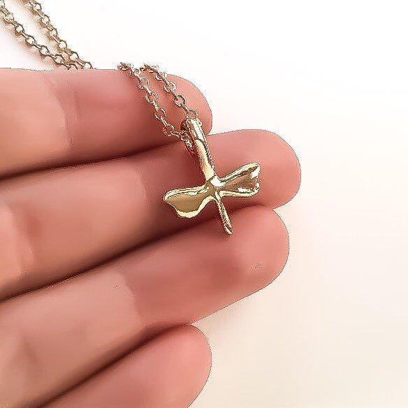 Free Spirit Necklace, Be A Dragonfly Necklace, Dainty Necklace, Strength Jewelry, Tiny Dragonfly, Gifts For Her, Birthday, Best Friend Gift