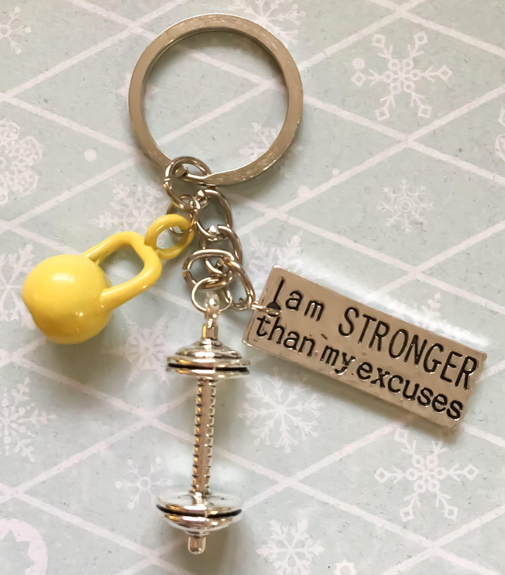Fitness Keychain, Fitness Trainer Gifts, Lift Heavy, Red Kettlebell Keyring, Gym Keychain, Weightlifting Gifts, Gifts for Gym Lovers