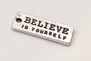 Motivational Charms, Quotes, I am Stronger, Never Give Up, Strength