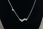 Dainty Silver Studded Stars Necklace, Silver Constellation Necklace, Minimalist Gifts for Her, Dainty Jewelry, Modern Elegant Jewelry, Gifts