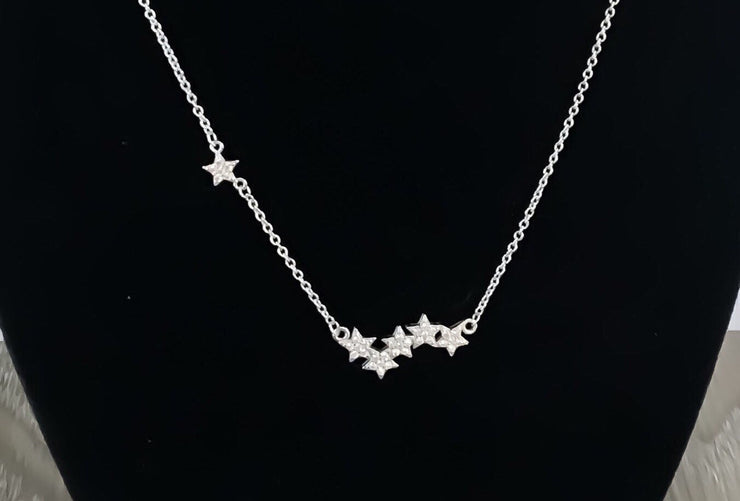 Starry Night Necklace, Dainty Star Jewelry, Inspirational Gift for Women, Constellations Necklace, Friendship Gift, Mental Health Gift,