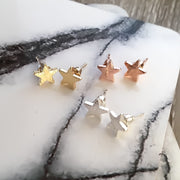 Tiny Star Stud Earrings, Celestial Earrings, Astronomy Jewelry, Dainty Stud Earrings, Gift for Little Girl, Delicate Studs