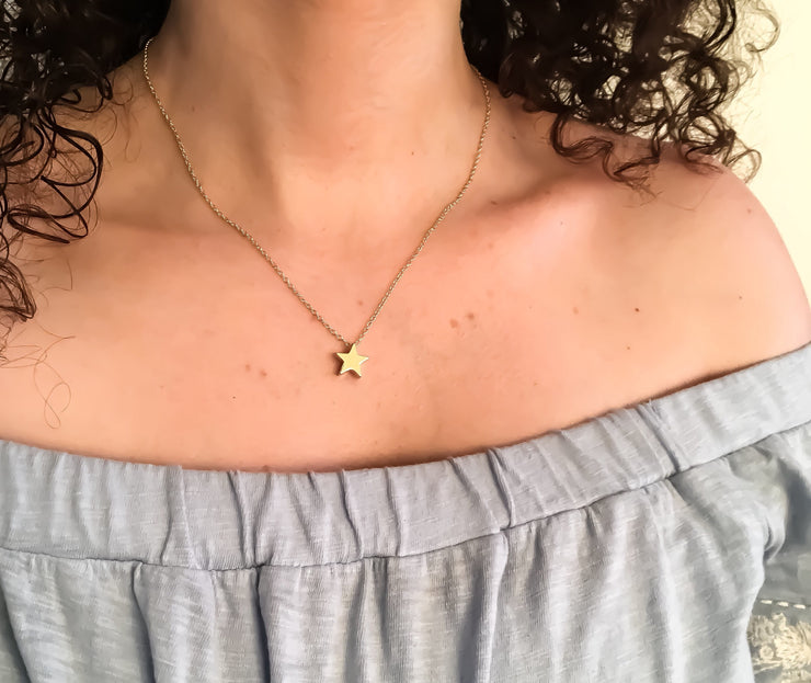 Tiny Star Necklace, Best Friends Are Like Stars, Best Friend Gift, Friendship Necklace, Minimal Jewelry, Sentimental Gift