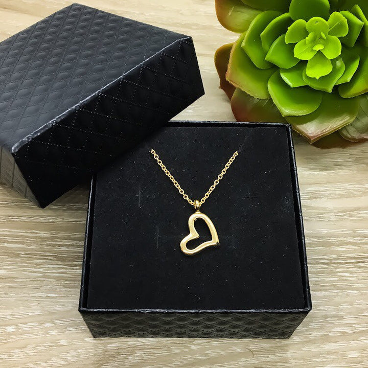 Like a Mother to Me Gift, Dainty Heart Necklace, Unbiological Mother Gift, Mother in Law Gift, Step Mom Gift, Meaningful Gift for Bonus Mom