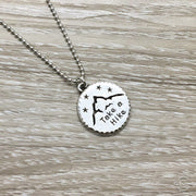 Take a Hike Necklace, Travel Gifts, Hiking Gift for Women, Graduation Gift from Bestfriend, Outdoors Lover Gift for Her, Jewelry Ideas