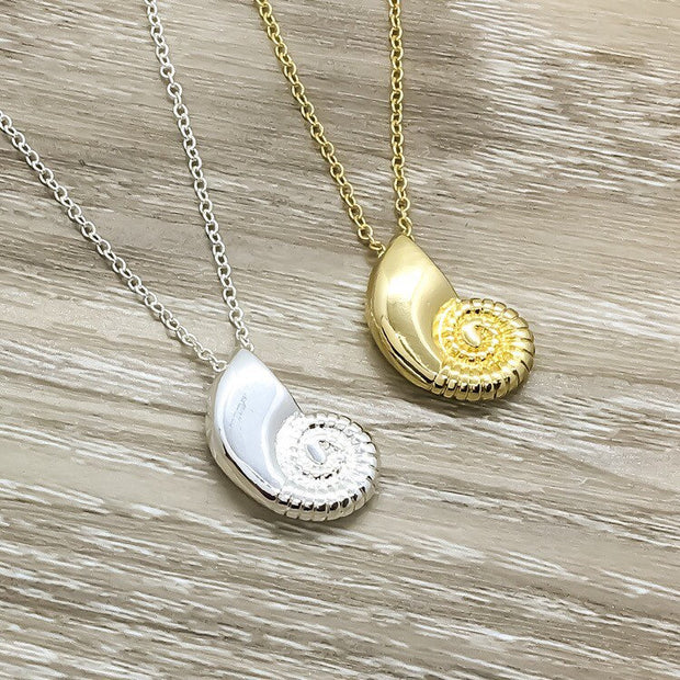 Seashell Necklace, Remembrance Gifts, Sympathy Loss Jewelry, Loss of Mother, Loss of Child, Miscarriage, Rest in Peace, Loss of Pet Gifts