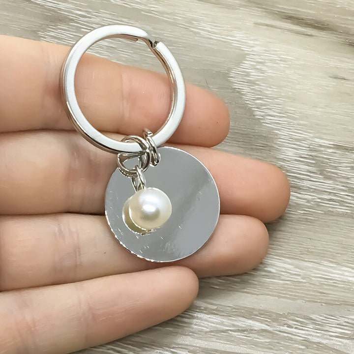 Be Different Keychain, Motivational Gift, Inspirational Quote Keychain, Meaningful Friendship Gift, Gift for Daughter, Care Package for Her