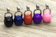 Fitness Keychain, Kettlebell, Sweat Now Shine Later, Strong is Beautiful