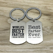Best Farter Ever Keychain, Dad, Daddy, Grandpa, Grandfather, Father's Day