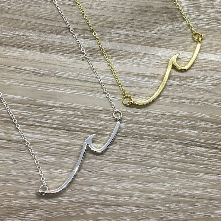 Life's a Wave Card, Wave Necklace, Beach Lover Necklace, Gift for Swimmers, Inspirational Ocean Wave Pendant, Summer Necklace