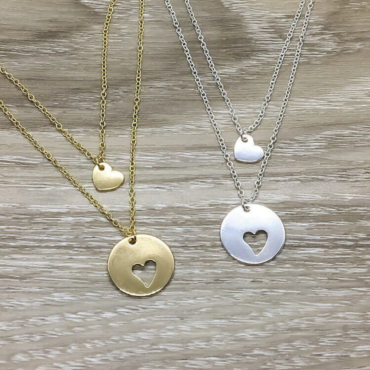 Mother Daughter Matching Necklace Set for 2, Mother's Day Gift from Daughter, Mom Jewelry, Gift for Mama, Gift for Daughter, Special Bond