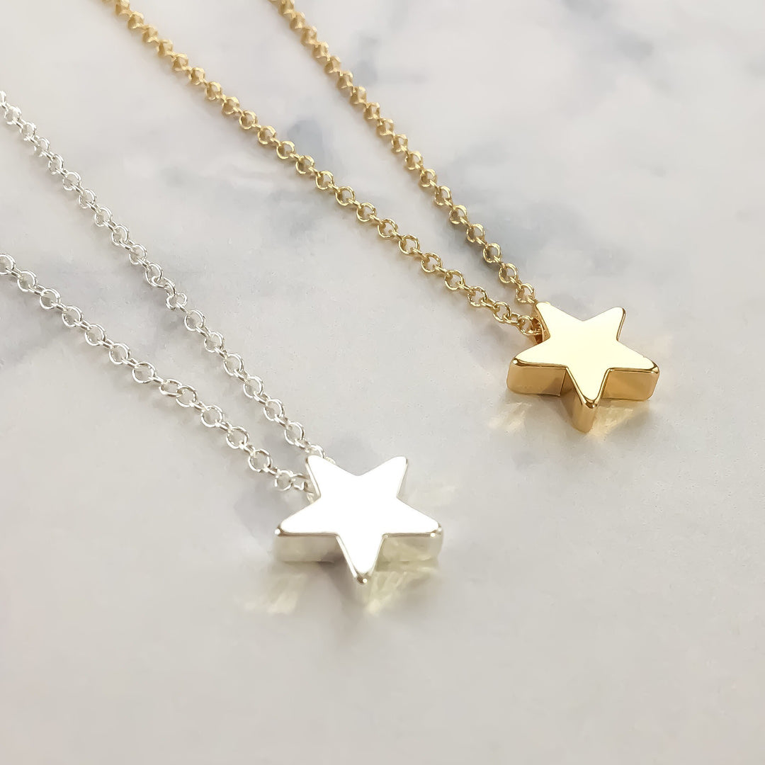 Collier Étoile Dorée, Bijou Céleste, Collier d'Amitié, Collier Constellation, Collier Meilleure Amie, Bijou Étoile Délicat, Cadeau pour Petite Amie