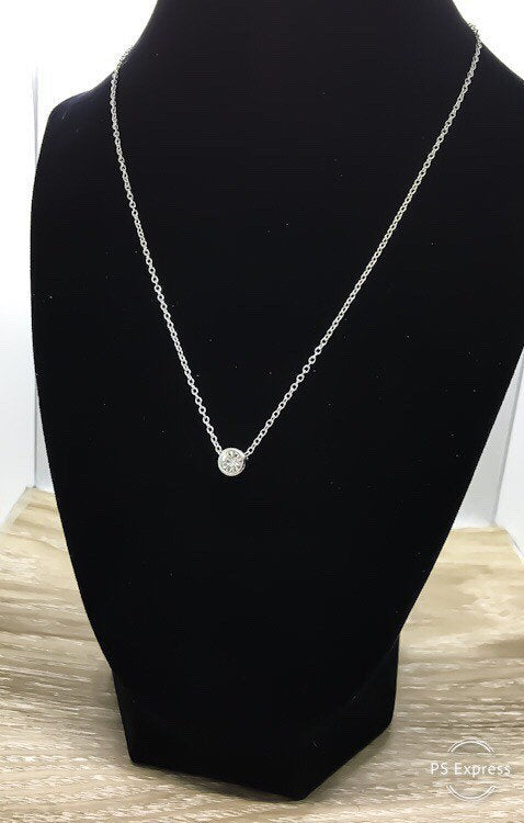 Mother of the Groom Necklace with Card, Tiny Round Crystal Necklace Silver, Gift for Mother in Law, Thank You For Raising Gift, Dainty