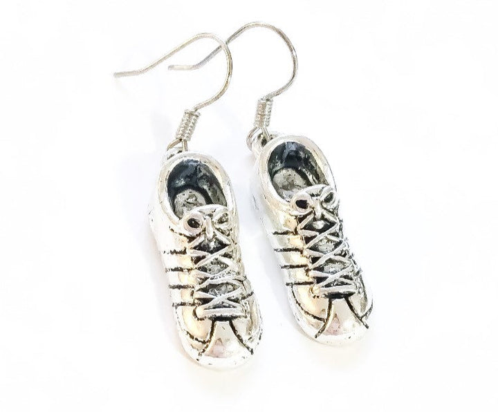 Boucles d'oreilles chaussures de course, breloques course à pied, boucles d'oreilles fitness, cadeaux pour elle, cadeaux course à pied, marathon, bijoux pour coureurs, cadeaux pour coureurs