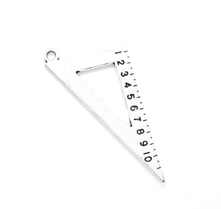 1 Large Triangle Ruler Charm