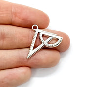 1 Tiny Triangle Ruler Charm, Mathematics