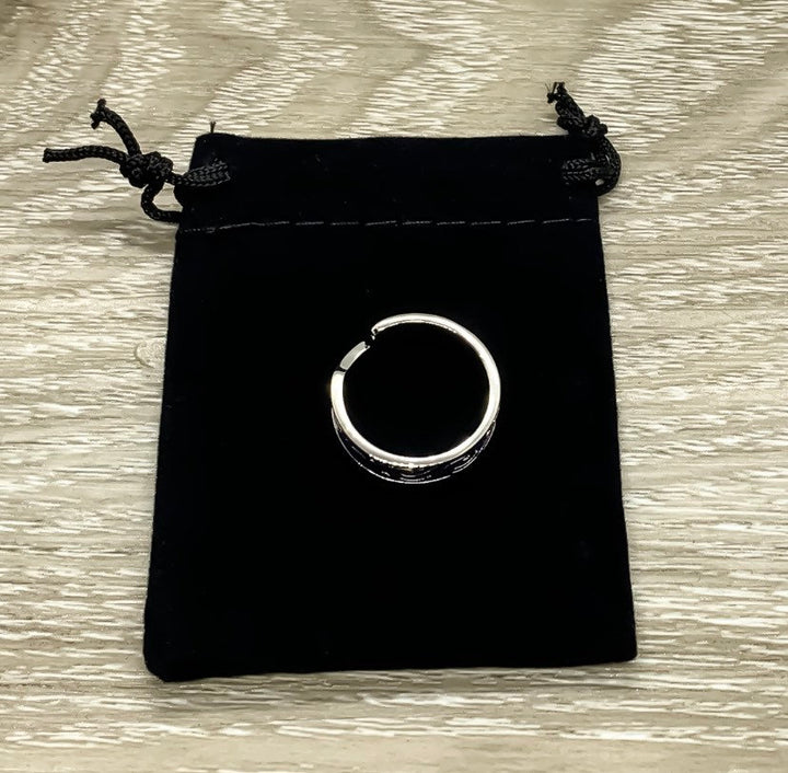 Van Gogh Starry Sky Ring, Dainty Adjustable Ring, Artist Jewelry, Midi Ring, Statement Ring, Unisex Ring, Stacking Ring, Gift for Friend