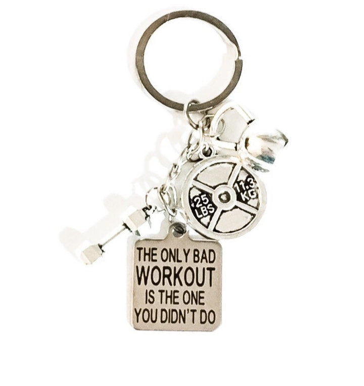 Cadeau de motivation fitness, porte-clés fitness, breloques fitness, cadeau musculation, cadeau pour passionné(e) de gym, porte-clés gym, cadeau Père Noël secret pour elle