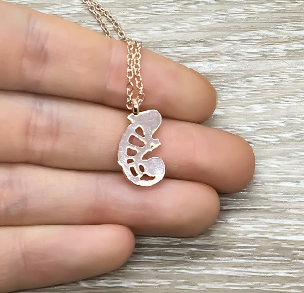 Tiny Chameleon Necklace, Meaningful Dainty Jewelry, Animal Lover Gift, Birthday Gift, Friendship Necklace, Uplifting Jewelry, Gift for Girls