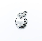 1 Apple Charm Silver