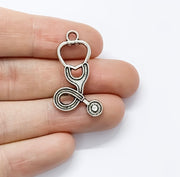 1 Tiny Stethoscope Charm