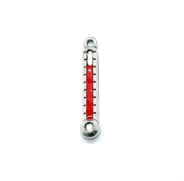 1 Large Red Thermometer Charm