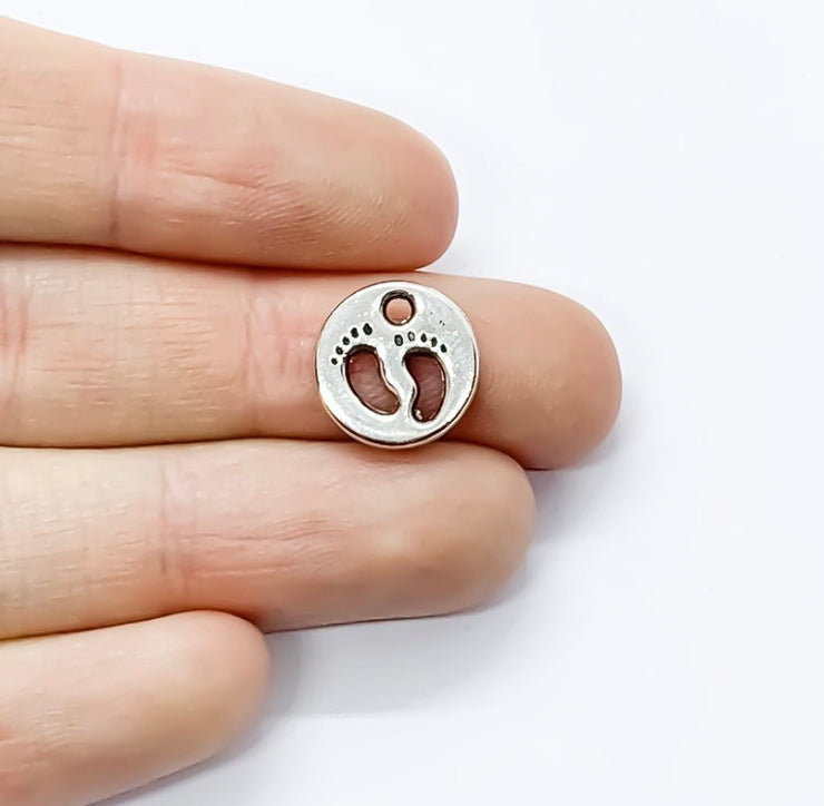 1 Tiny Footprints Charm