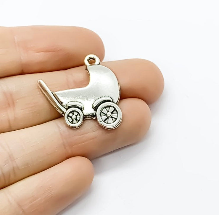 1 Baby Carriage Charm