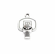 1 Tiny Basketball Net Charm