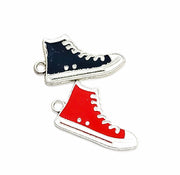 1 Basketball Shoe Charm, Red or Blue
