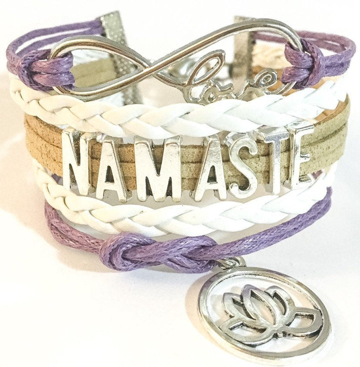 Bracelet Namaste, Cadeau Fitness, Bijou de Yoga, Cadeau pour Coach Sportif, Bracelet d'Amitié, Petit Cadeau de Noël