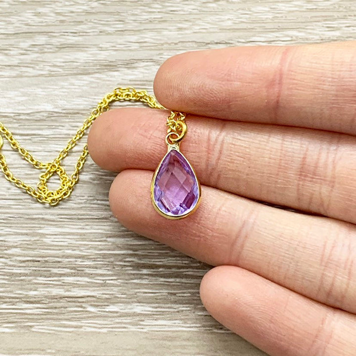 Collier Pierre de Naissance de décembre, Pendentif en Zircon Bleu, Collier Délicat avec Breloque en Cristal, Cadeau d'Anniversaire Personnalisé pour Elle, Bijou Symbolique