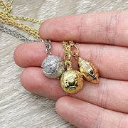 Soccer Ball Necklace, Sporty Jewelry, Sports Necklace, Soccer Coach Gifts, Fitness Jewelry, Basketball Gifts, Football Gift