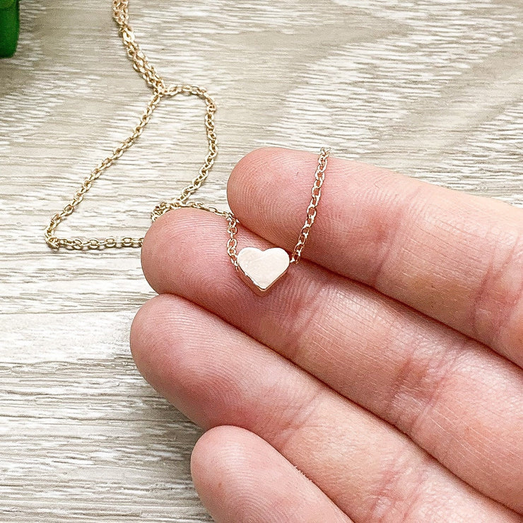 Tiny Heart Pendant Necklace for Women