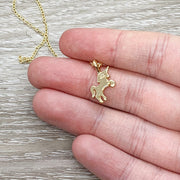 Unicorn Wisdom, Unicorn Necklace Gift Box, Believe in Yourself Quote, Unicorn Jewelry, Unicorn Lover Gift, Unicorn Pendant, Little Girl Gift