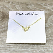 Gold Leaf Necklace, Cannabis Pendant, Weed Jewelry, Hippie Necklace, Marijuana Leaf Necklace, Cannabis Gift,  Pot Jewelry Gift