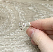 Eyeglass Ring Silver, Glasses Ring, Nerdy Ring, Statement Ring, Dainty Spectacles Ring, Adjustable Ring, Cute Rings, Book Lover Gift