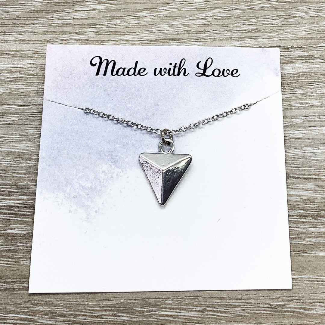 I Am Enough Gift, Shield Necklace, Armor Necklace with Card, Affirmation Gift, Strength Jewelry, Simple Reminder, I Am Strong Gift