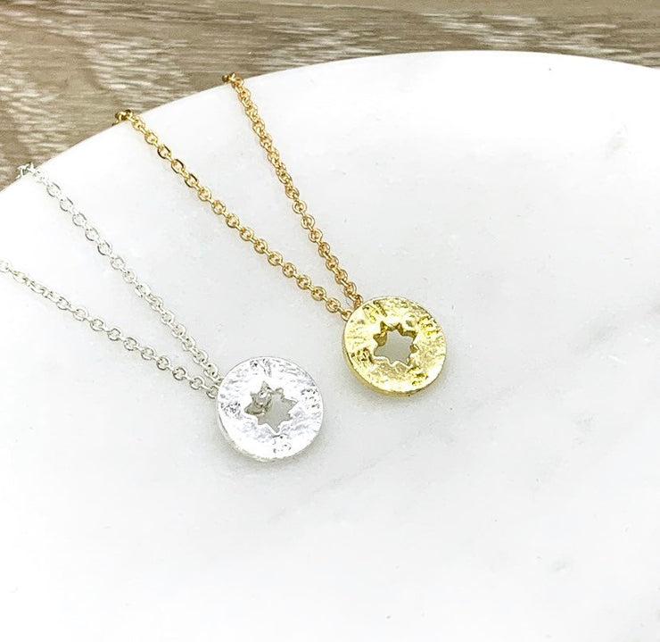 You Are My Compass Necklace with Personalized Card, Tiny Gold Compass Pendant, Friendship Necklace, Friend Birthday Gift, Gift for Bestie