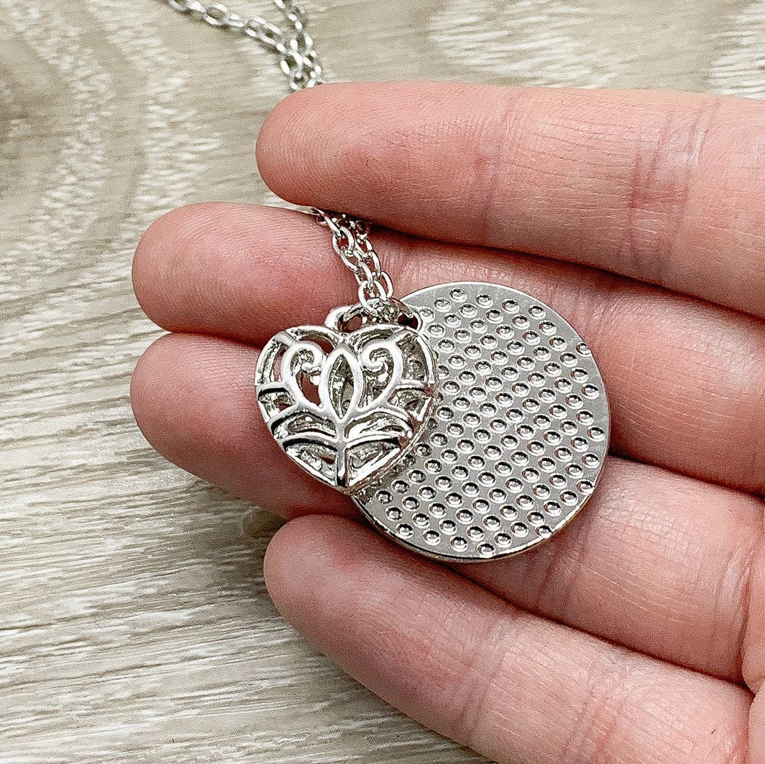 The Love Between a Grandmother and Granddaughter is forever, Grandma Necklace, Gift from Granddaughter, Birthday Gift for Grandmother