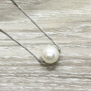 Amazing Nanny Gift, Floating Pearl Necklace, Thank You Gift for Nanny, Child Care, Babysitter Gift, Nanny Appreciation, Daycare Provider