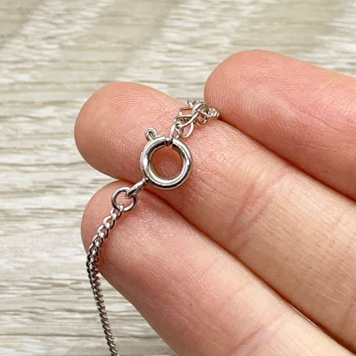 Amazing Babysitter Gift, Interlocking Circles Necklace, Circular Pendant, Linked Circles Necklace, Thank You Gift for Babysitter, Christmas