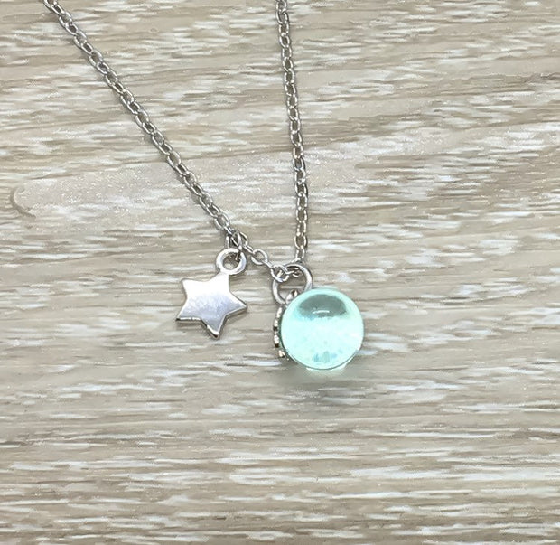 Shoot For The Moon Quote, Tiny Star Necklace, Inspirational Gift, Best Friend Gift, Friendship Necklace, Minimal Jewelry, Uplifting Gift