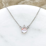 Opalite Unicorn Necklace, Unicorn Jewelry, Sterling Silver Pendant, Unicorn Lover Gift, Unicorn Pendant, Teen Girl Gift, Birthday Gift
