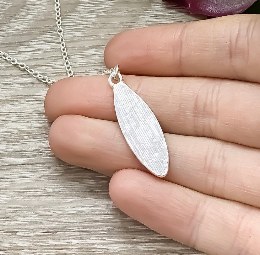 Surfboard Necklace Rose Gold, Beach Lover Necklace, Tropical Gift, Minimalist Surfing Necklace, Summer Sports Jewelry, Australia Gift