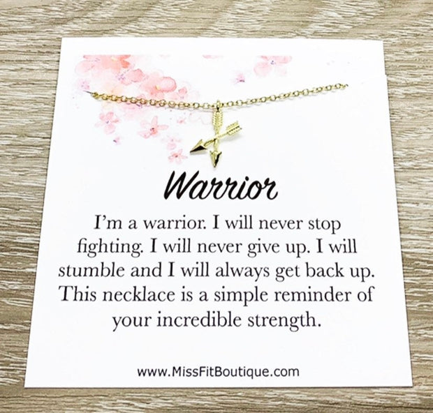 Tiny Crossing Arrows Necklace, Warrior Gift, Strength Necklace, Empowering Gift, Necklace for Women, Simple Reminder Gift, Friendship Gift