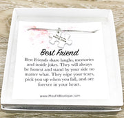 Best Friend Gift, You Are My Missing Piece Puzzle Pendant, Friendship Necklace Silver, Birthday Gift, Holiday Gift for Women, Christmas Gift