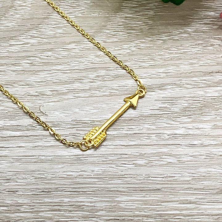 Tiny Arrow Chain Bracelet, Dainty Bracelet, Layering Bracelet, Arrow Jewelry, Simple Reminder, Stocking Stuffer for Girls, Friend Christmas