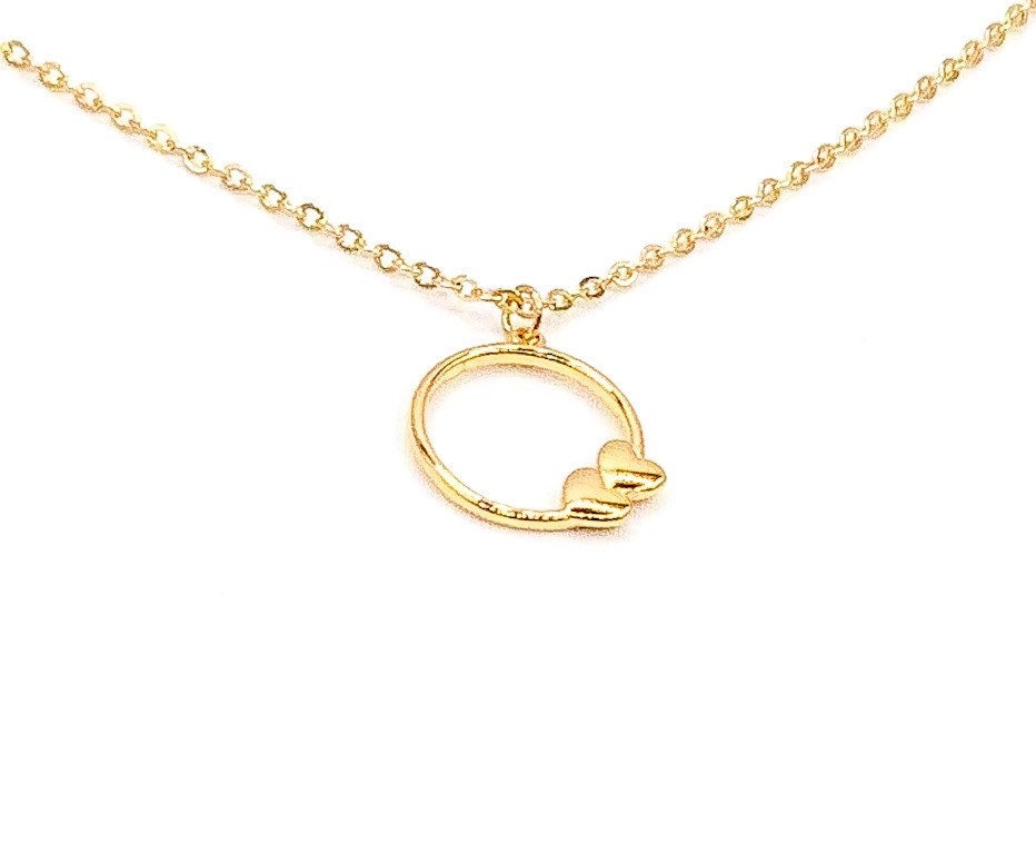 Mother of One Necklace, One and Done, Dainty Heart Necklace, Gift for Mom from Son, Gift for Mama, Mother Birthday, Mommy Christmas